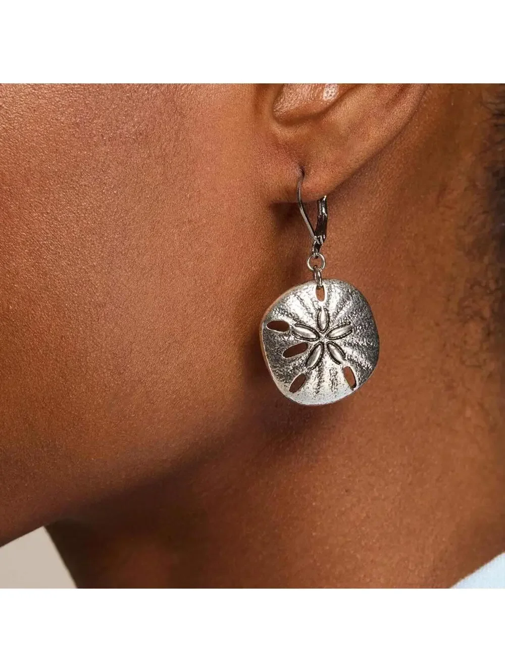 J.Jill Under-The-Sea Sand Dollar Earrings